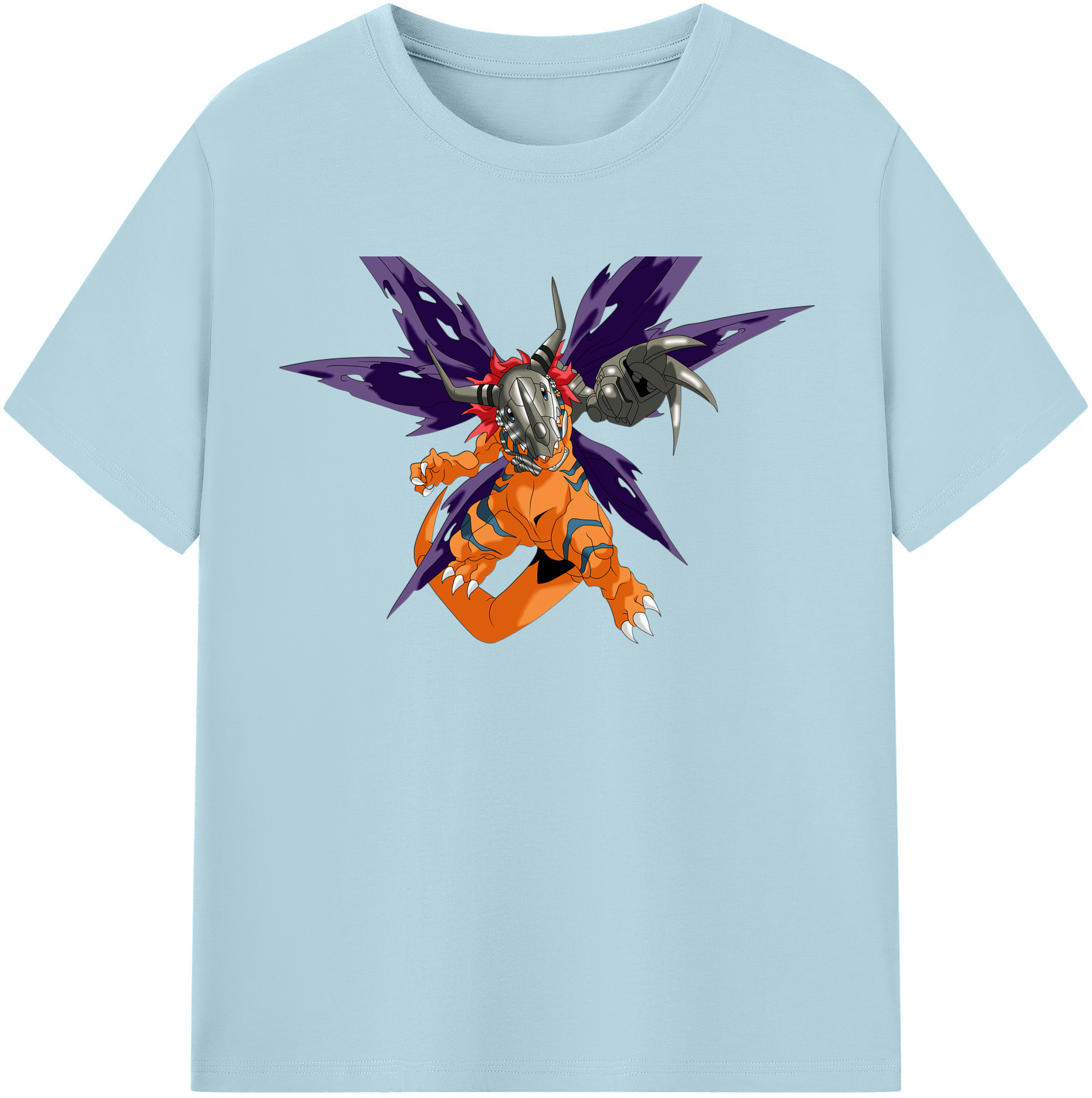 （画像用） Digimon デジタルモンスター/デジモン 綿100％半袖Tシャツ（フロントプリント）